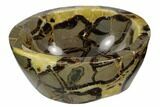 Polished Septarian Bowl - Madagascar #120214-2